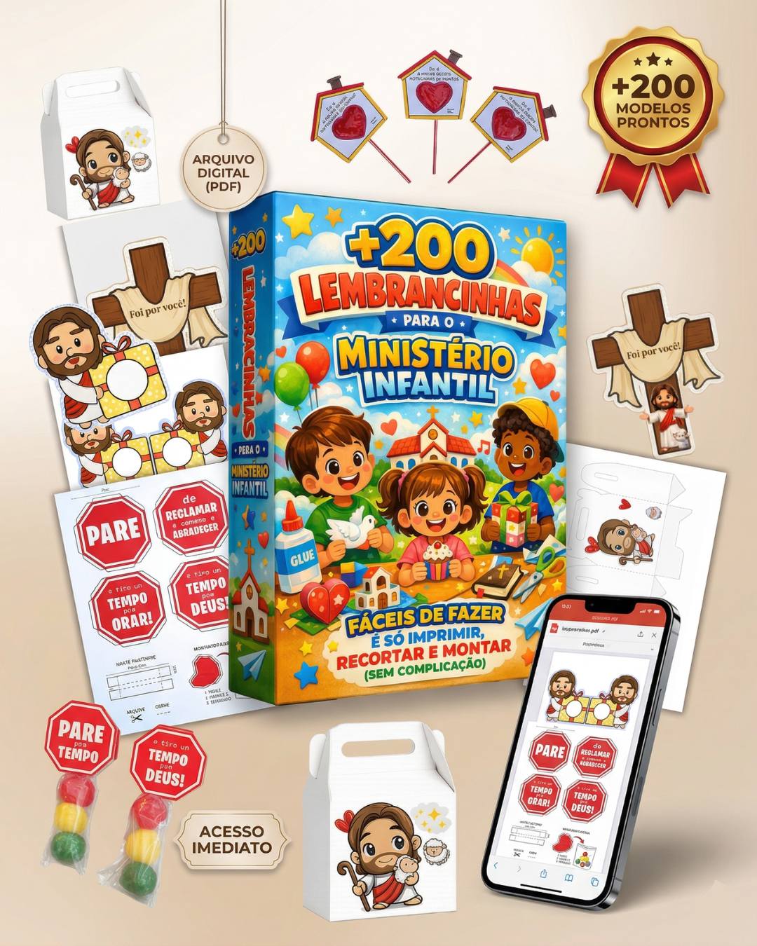 Mockup Kit Lembrancinhas Bíblicas